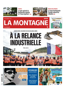 Cover of La Montagne (Moulins)