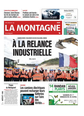 Cover of La Montagne (Vichy)