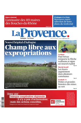 Cover of La Provence Aubagne-La Ciotat
