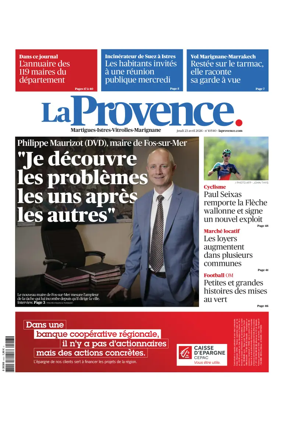 Cover of La Provence Martigues-Istres-Vitrolles-Marignane