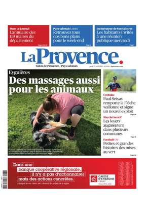 Cover of La Provence Salon-de-Provence / Pays salonais