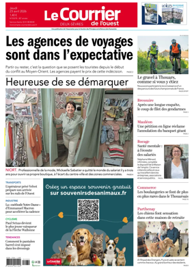 Cover of Le Courrier de l’Ouest (Deux-Sevres)