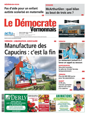 Cover of Le Democrate Vernonnais