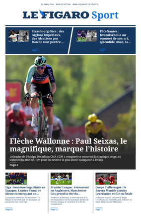 Cover of Le Figaro Sport
