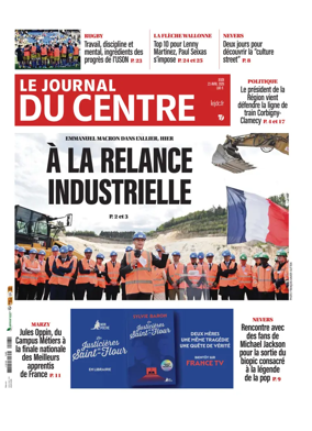 Cover of Le Journal du Centre