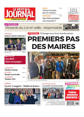Cover of Le Petit Journal - L'hebdo local du Lot