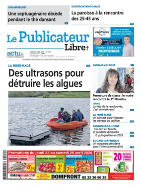 Cover of Le Publicateur Libre