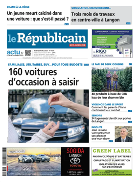 Cover of Le Republicain (Sud-Gironde)