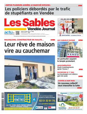 Cover of Les Sables Vendee Journal