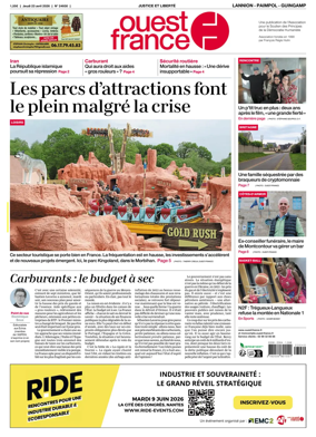 Cover of Ouest-France (Lannion / Paimpol / Guingamp)