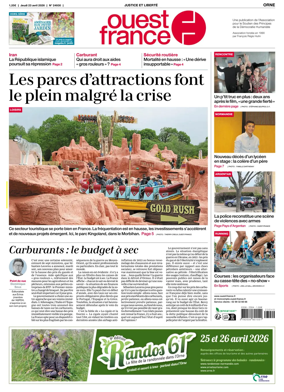 Cover of Ouest France (Orne)