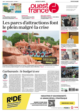 Cover of Ouest France (Pays d'Auge)