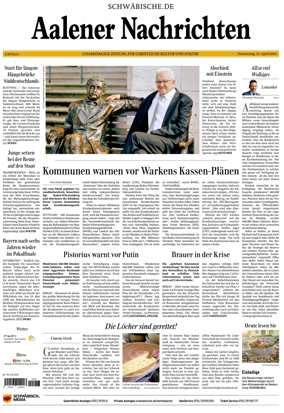 Cover of Aalener Nachrichten