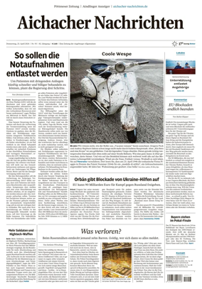 Cover of Aichacher Nachrichten