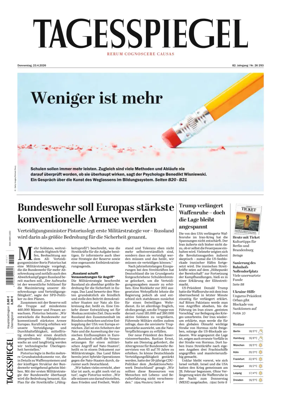 Cover of Der Tagesspiegel