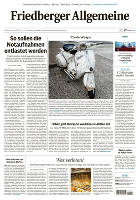 Cover of Friedberger Allgemeine