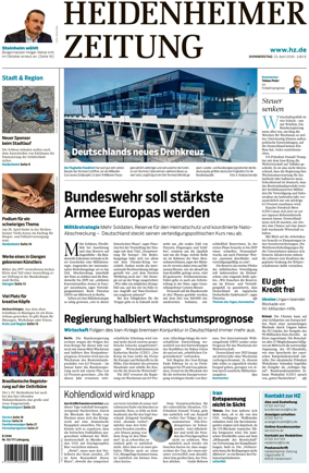 Cover of Heidenheimer Zeitung