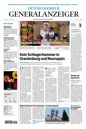 Cover of Hennigsdorfer Generalanzeiger