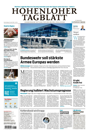 Cover of Hohenloher Tagblatt