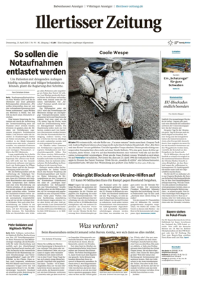 Cover of Illertisser Zeitung