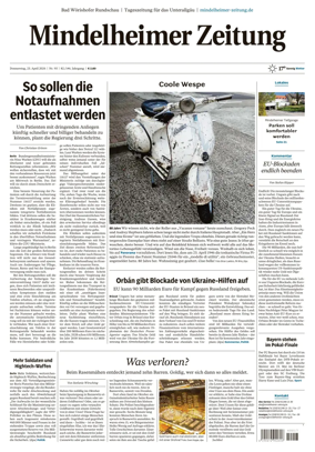 Cover of Mindelheimer Zeitung