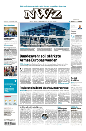 Cover of NWZ – Neue Wurttembergische Zeitung