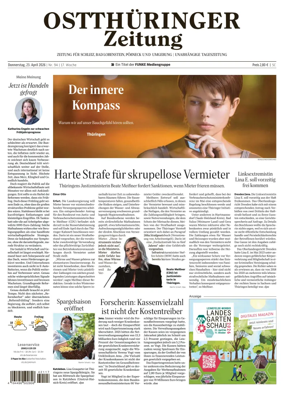 Cover of Ostthuringer Zeitung (Posneck)