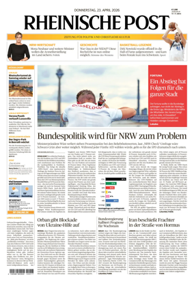 Cover of Rheinische Post – Dusseldorf Stadt
