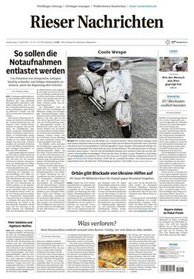 Cover of Rieser Nachrichten