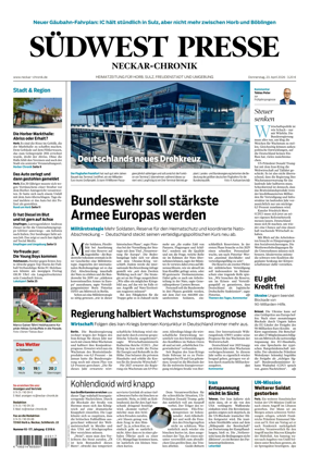 Cover of SUDWEST PRESSE - Neckar-Chronik