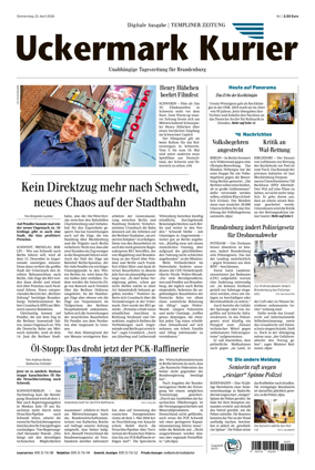 Cover of Templiner Zeitung