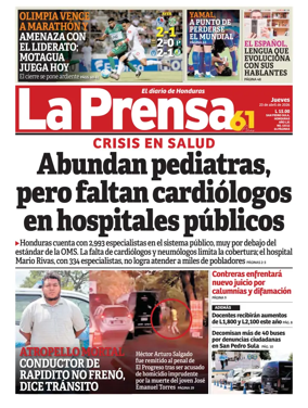 Cover of Diario La Prensa