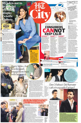 Cover of Hindustan Times (Chandigarh) - City