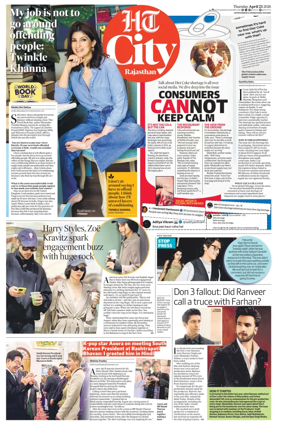 Cover of Hindustan Times (Jaipur) - City