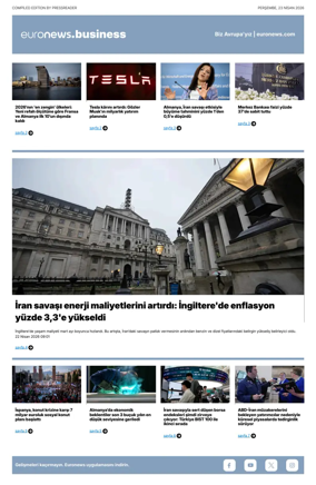 Cover of Euronews Business (Turkish) Compiled Editions