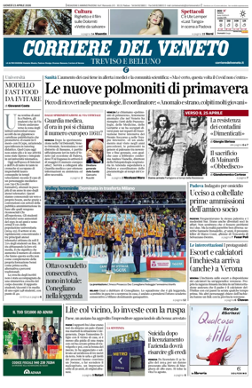 Cover of Corriere del Veneto (Treviso e Belluno)