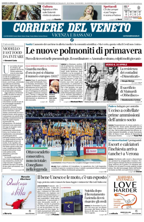 Cover of Corriere del Veneto (Vicenza e Bassano)