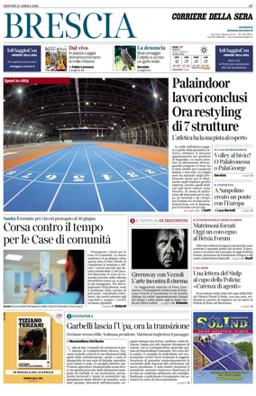 Cover of Corriere della Sera (Brescia)