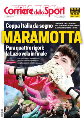 Cover of Corriere dello Sport (Lazio)