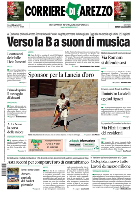 Cover of Corriere di Arezzo