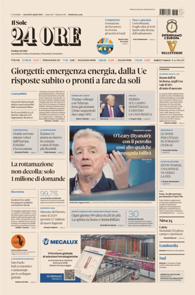 Cover of Il Sole 24 Ore