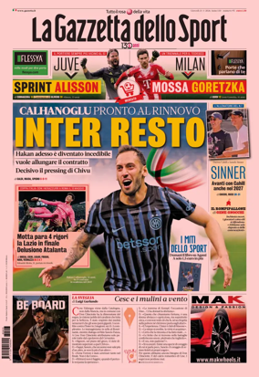 Cover of La Gazzetta dello Sport - Milano