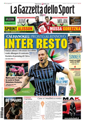 Cover of La Gazzetta dello Sport - Roma