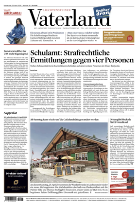 Cover of Liechtensteiner Vaterland