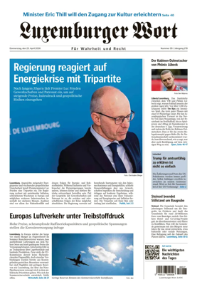 Cover of Luxemburger Wort