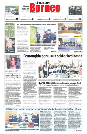 Cover of Utusan Borneo (Sarawak)