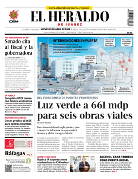 Cover of El Heraldo de Juarez