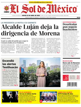 Cover of El Sol de Mexico