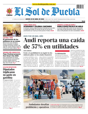 Cover of El Sol de Puebla