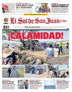 Cover of El Sol de San Juan del Rio